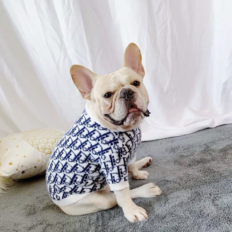 Dogior Designer Monogram Dog Sweater