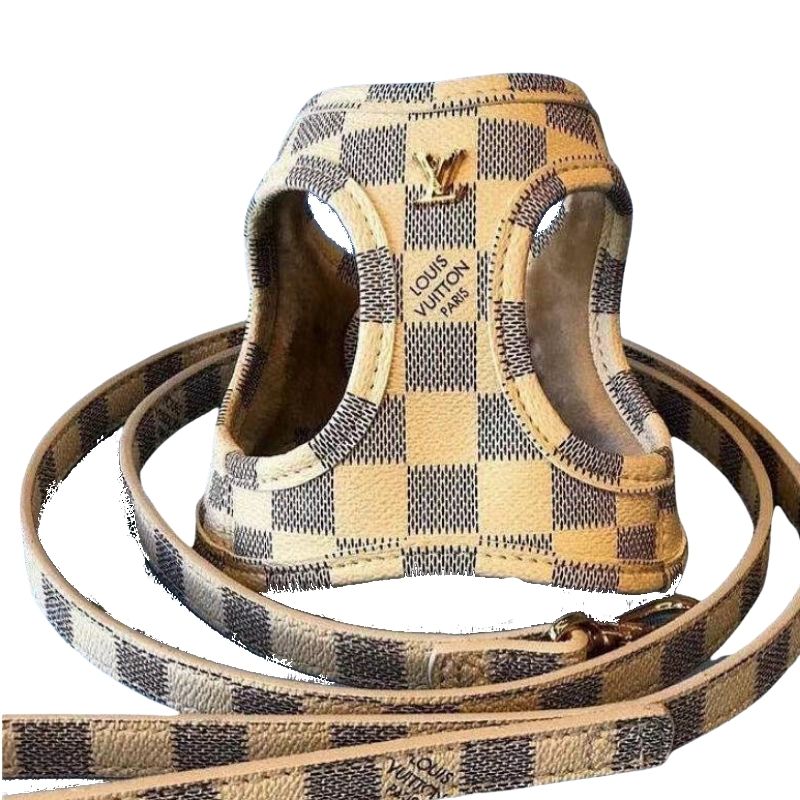 Brand New Louis Vuitton Dog Collar and Leash For Sale at 1stDibs