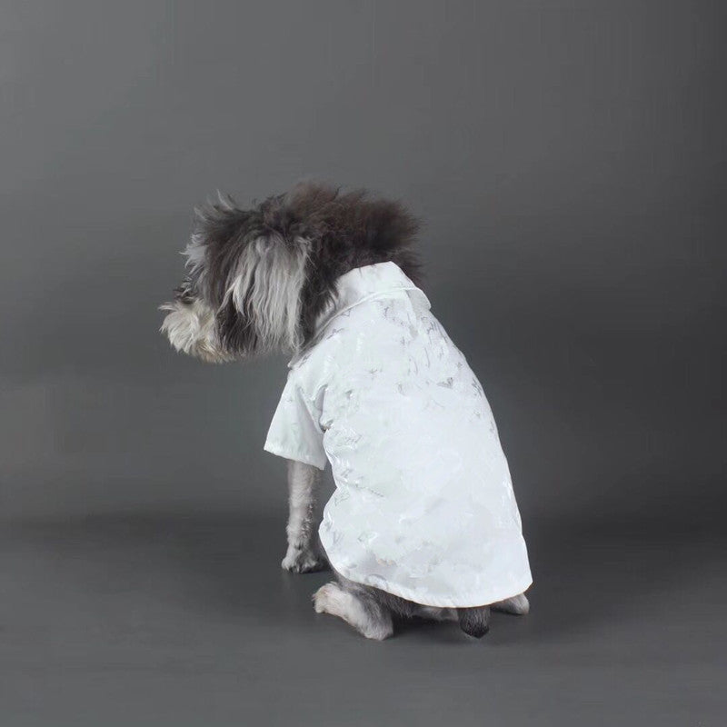 Louis Vuitton white dog shirt
