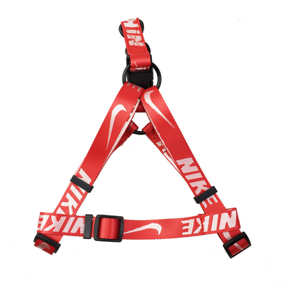 Nike dog harness in red