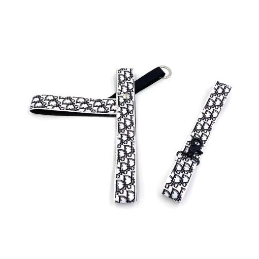 Luxury dog harness and leash set