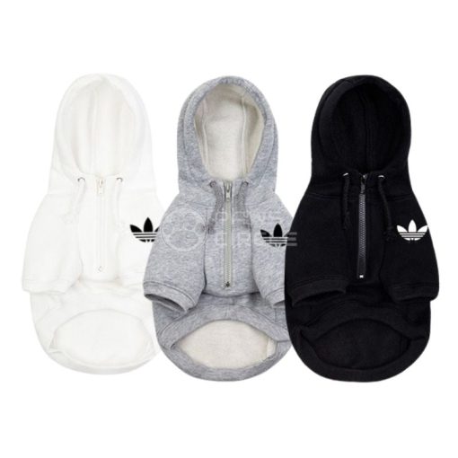 adidas half zip dog hoodie