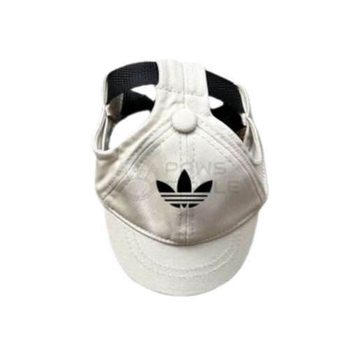 adidas baseball cap for dogs in white