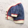 designer dog cardigan in monogram