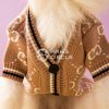 Monogram Dog Cardigan