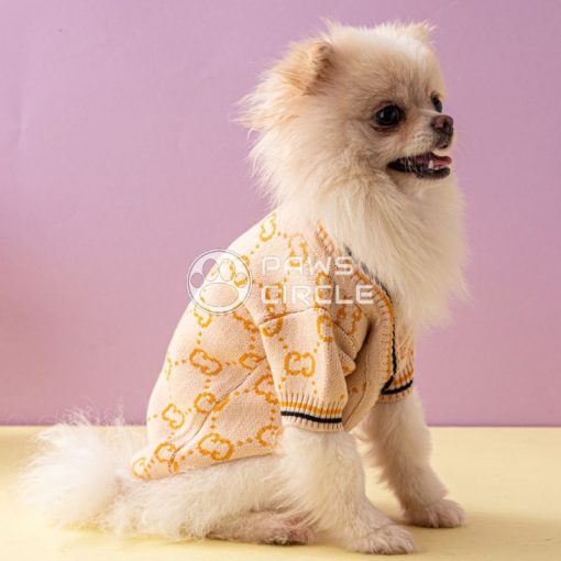 Monogram Dog Cardigan