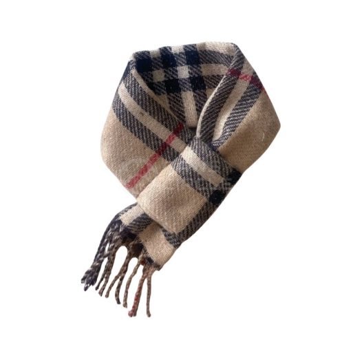 Burberry checkered scarf for dog