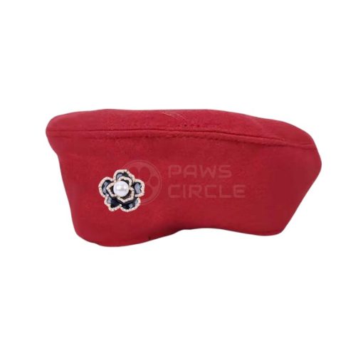 Chanel Camellia Dog Beret Hat