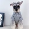 grey chanel polo tee for dogs