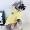 yellow chanel polo tee for dogs