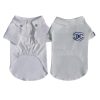 white chanel polo tee for dogs