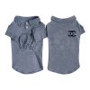 grey chanel polo tee for dogs