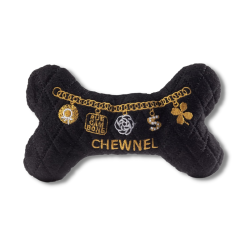 Chanel inspired dog plush toy