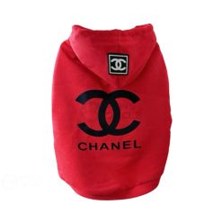 chanel logo hoodie for dogs