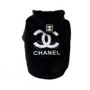 chanel logo hoodie for dogs
