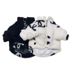 chanel fur boa jacket for dogs