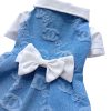 chanel denim dress for dog
