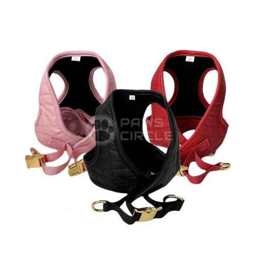 CHANEL DOG HARNESS AND LEASH