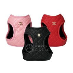 CHANEL DOG HARNESS AND LEASH