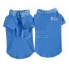 blue dior polo tee for dogs