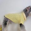 yellow dior polo tee for dogs