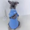 blue dior polo tee for dogs