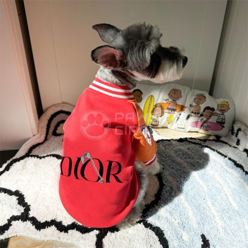 christian dior varsity jacket for dog