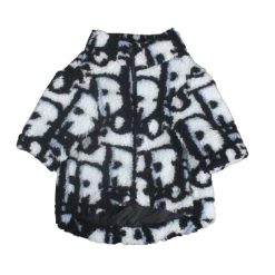 Christian Dior faux fur dog jacket