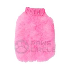 luxury feather dog jumper
