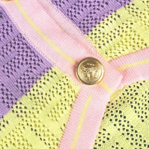 Pendi Paw Pastel Knit Button Cardigan for dogs - Paws Circle product image