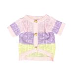 Pendi Paw Pastel Knit Button Cardigan