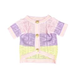 Pendi Paw Pastel Knit Button Cardigan for dogs - Paws Circle product image