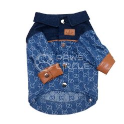Pupchi Monogram Denim Jacket