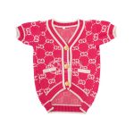 Pupchi Pink Monogram Cardigan