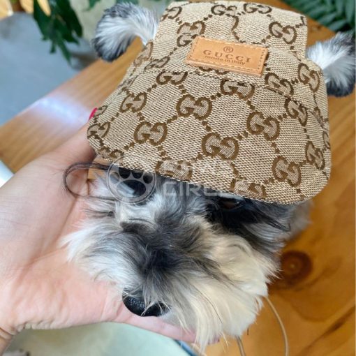 Gucci monogram Dog hat