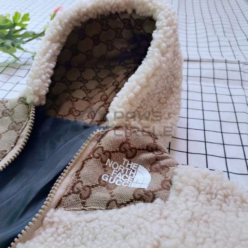 gucci the north face jacket for dog