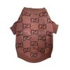 Pupchi Monogram Brown Sweater for dogs - Paws Circle product image
