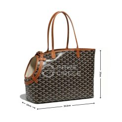goyard tote pet carrier