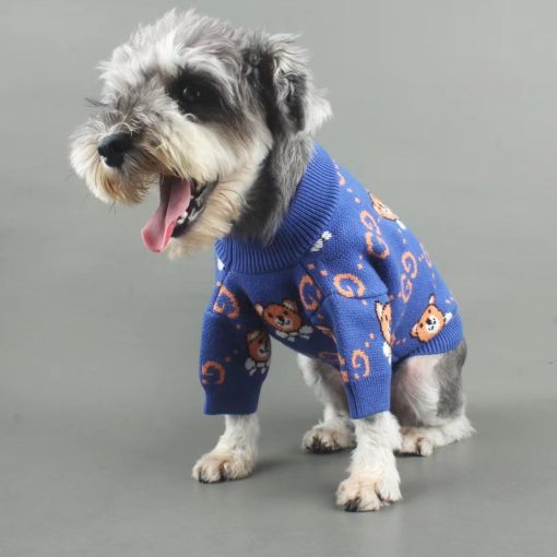 Gucci monogram sweater in blue