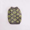 dog sweater in monogram print