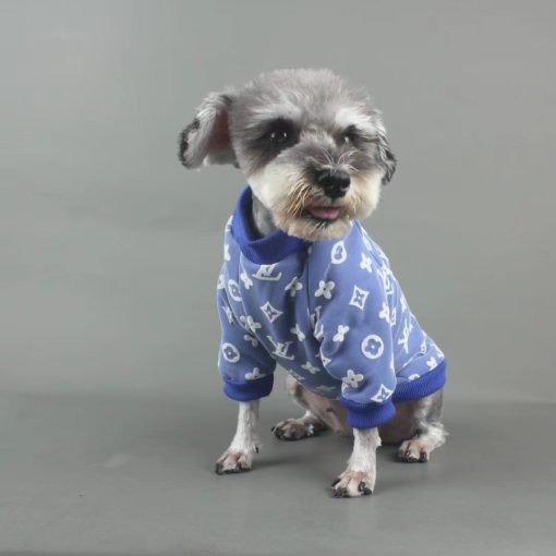 LV Monogram Dog Sweater in Blue