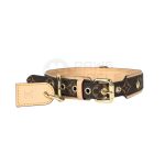 Louie Pawton Monogram Leather Collar & Leash