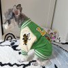 LV VARSITY JACKET FOR DOG IN GREEN
