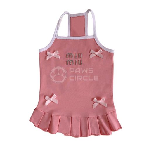 Meow Meow Ribbon Dress for dogs - Paws Circle product image