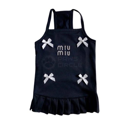 Meow Meow Ribbon Dress for dogs - Paws Circle product image