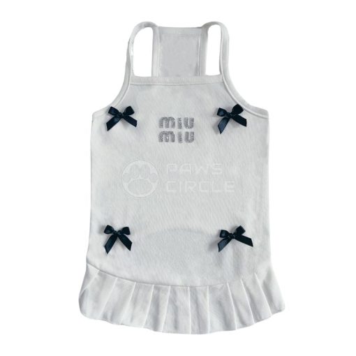 Meow Meow Ribbon Dress for dogs - Paws Circle product image