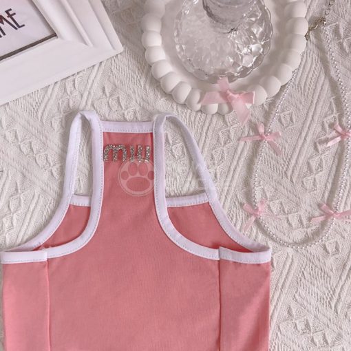 Meow Meow Ribbon Dress for dogs - Paws Circle product image