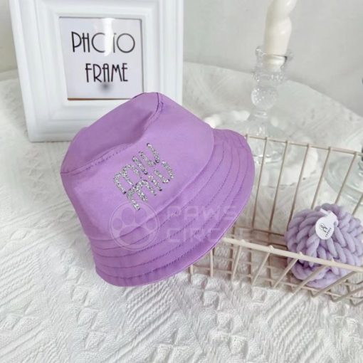 Miu MIu bucket hat for dogs