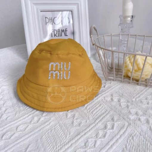 Miu MIu bucket hat for dogs
