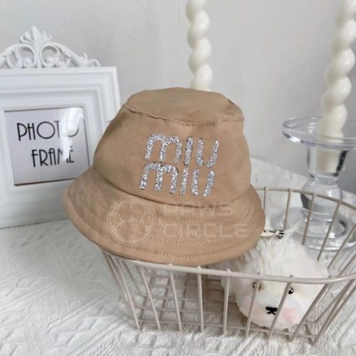 Miu MIu bucket hat for dogs